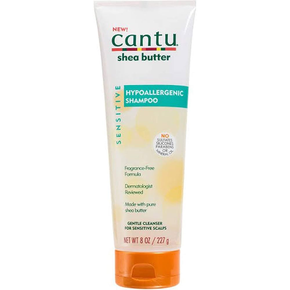CANTU shea butter sensitive hypoallergenic shampoo  8.Oz