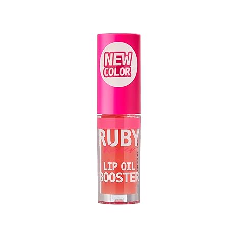 RUBY KISSES LIP OIL BOOSTER SOFT PINK  0.08 Oz