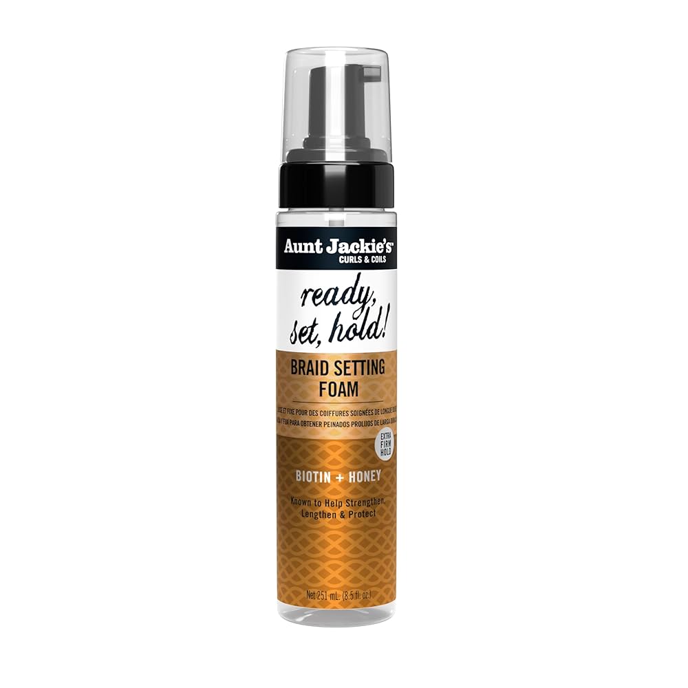 Aunt Jackies ready set hold braid setting foam
