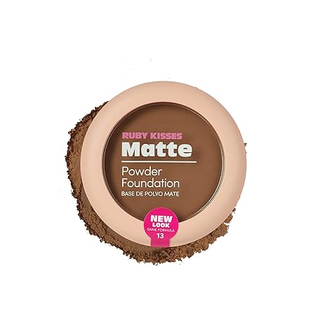 RUBY KISSES MATTE POWDER FOUNDATION HONEY BROWN