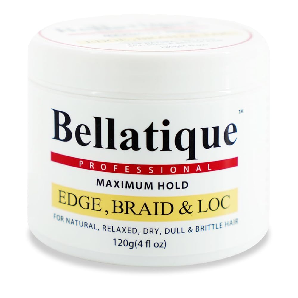 BELLATIQUE MAXIMUM HOLD EDGE , BRAID&LOC  4.Oz