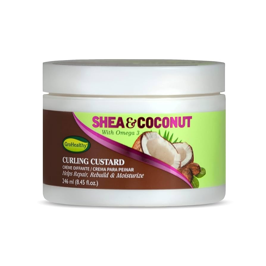 GROHEALTHY shea&coconut curling custard