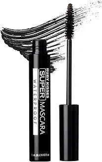 RUBY KISSES SUPER MASCARA BLACK BLACK WATERPROOF 0.23 Oz