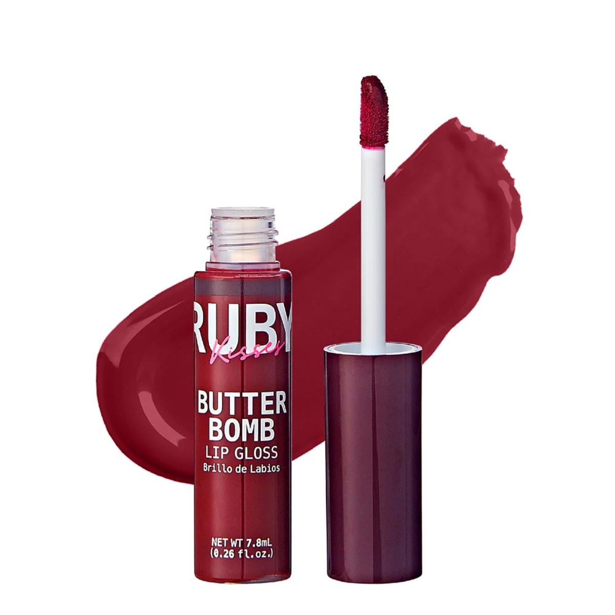 RUBY KISSES BUTTER BOMB LIP GLOSS BRILLO SAVAGE   0.26 Oz