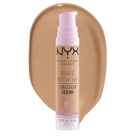 NYX BARE WITH ME CONCEALER SERUM MEDIUM BWMCCS07  0.32 Oz