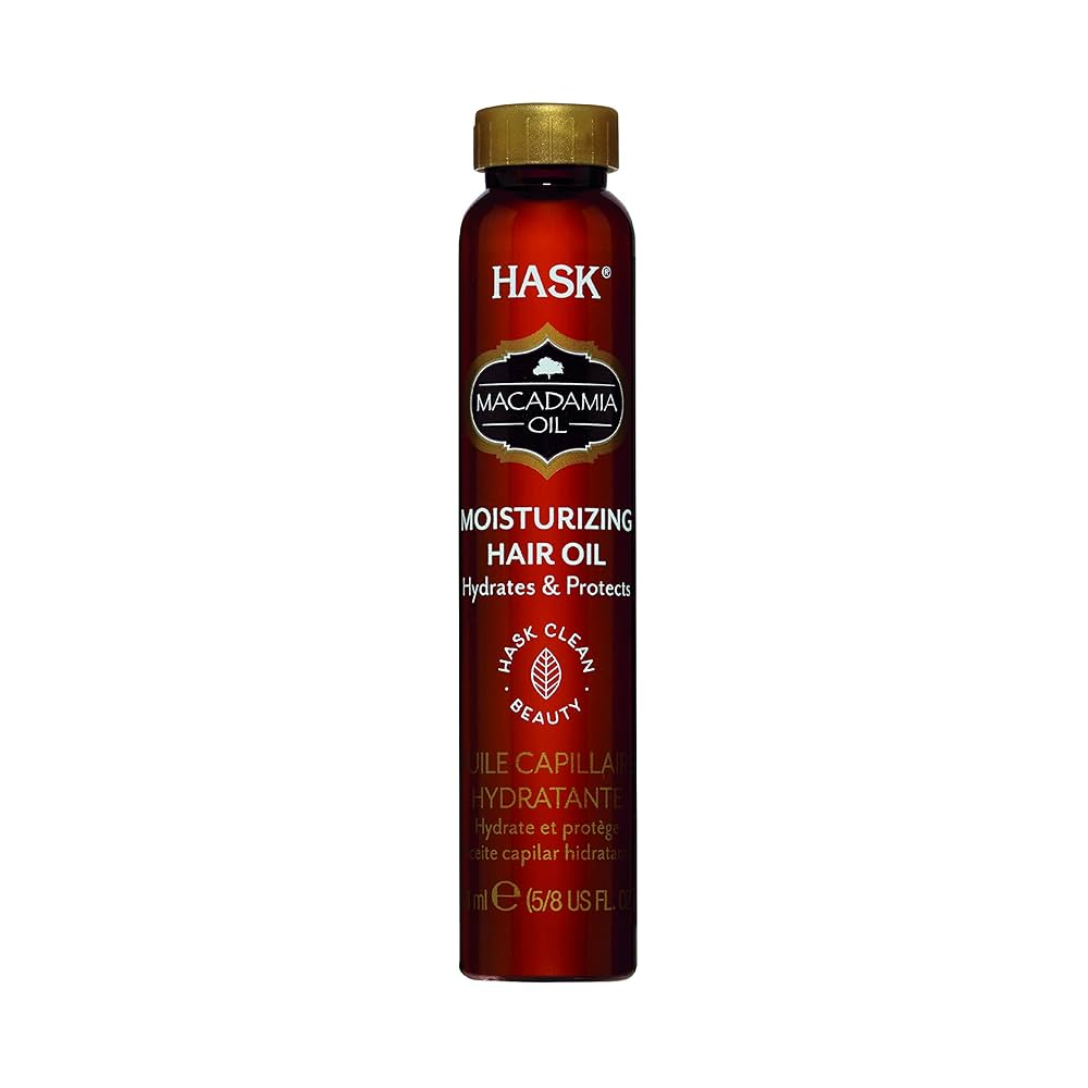 HASK MACADAMIA OIL MOISTURIZING SHINE HAIR OIL  5.8 Oz