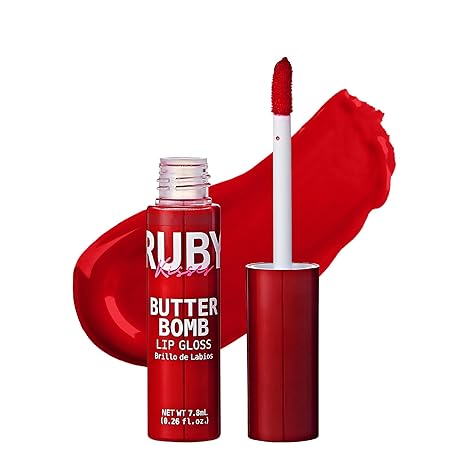 RUBY KISSES BUTTER BOMB LIP GLOSS BRILLO COLD BLOODED  0.26 Oz
