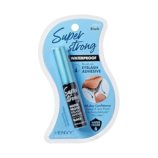 I_ENVY SUPER STRONG WATERPROOF EYELASH ADHESIVE BLACK KPEG21   0.17 Oz