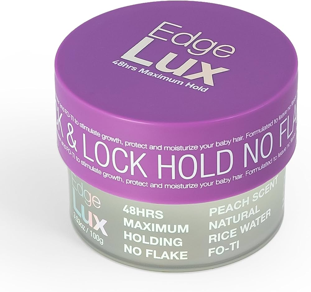 EDGE LUX 48HRS MAXIMUM HOLD  PEACH SCENT RICE WATER  3.53 Oz