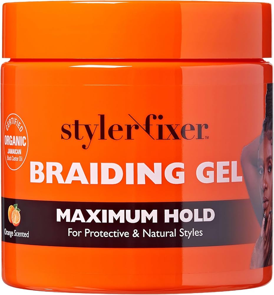 RED BY KISS STYLER FIXER BRAIDING GEL MAXIMUM HOLD  16.Oz
