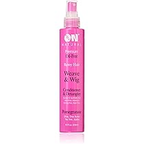 ON NATURAL WEAVE & WIG CONDITIONER & DETANGLER POMEGRANTE  8.Oz