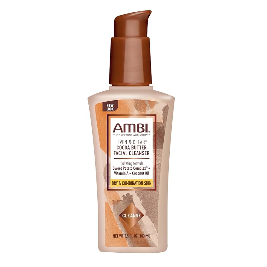 Ambi cocoa butter facial cleanser dry & combination skin