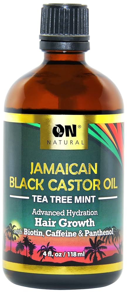 ON NATURAL JAMAICAN BLACK CASTOR OIL TEA TREE MINT   4.0