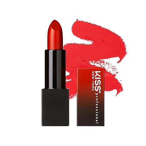 KISS NEW YORK SATIN LIPSTICK POPPY SLSO5  0.12 Oz