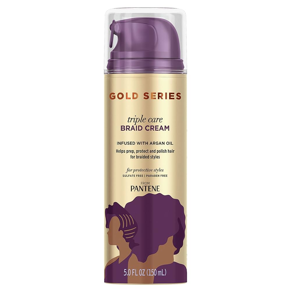 FROM PANTENE gold series triple care braid cream 5OZ
