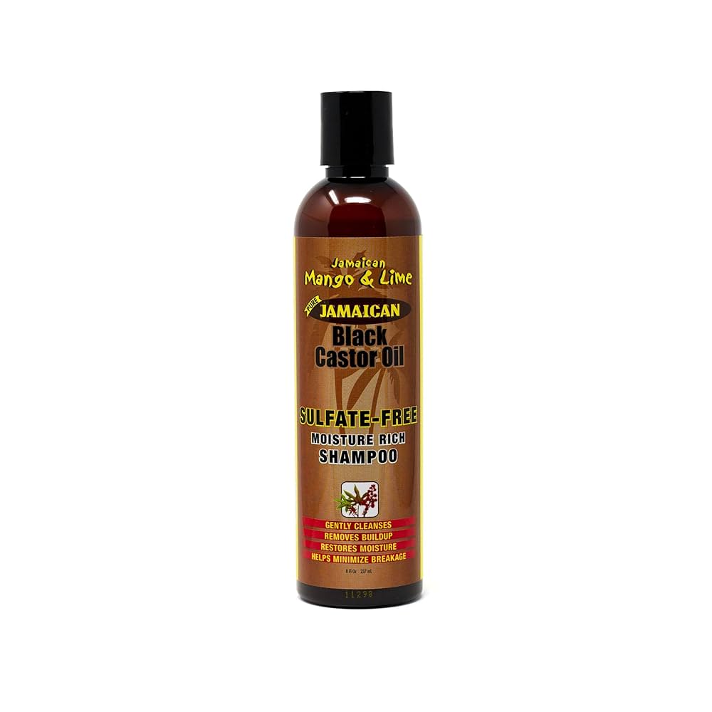JAMAICAN MANGO&LIME BLACK CASTOR OIL MOISTURE RICH SHAMPOO  8.Oz
