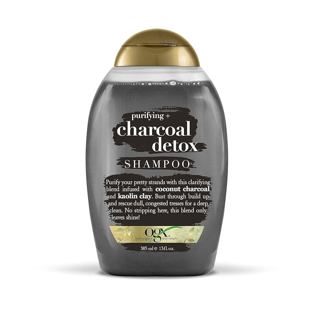 Purifying charcoal detox shampoo 13.Oz