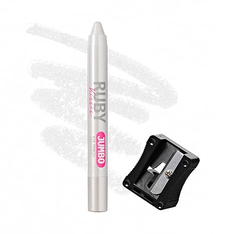 RUBY KISSES JUMBO EYE PENCIL SHIMMER WHITE  0.18 Oz