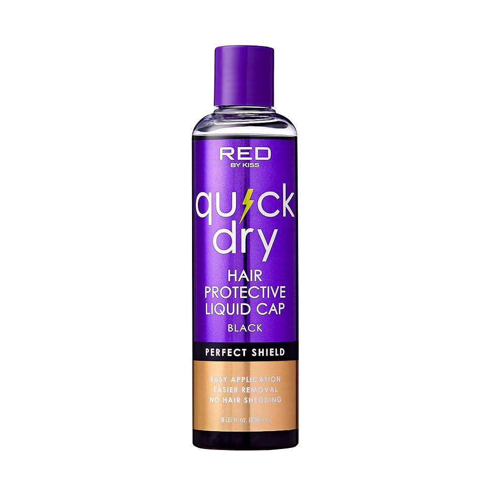 RED BY KISS quick dry hair protective liquid cap black 8OZ