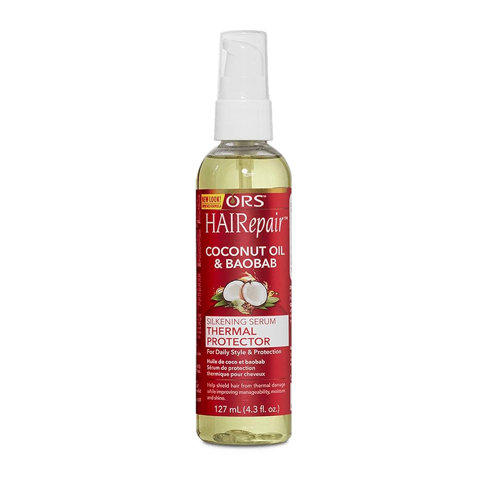 ORS HAIRepair coconut oil & baobab silkening serum thermal protector  4.3 Oz