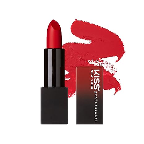 KISS NEW YORK SATIN LIPSTICK RUBY LUST SLSO6  0.12 Oz