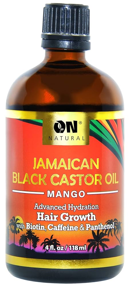 ON NATURAL JAMAICAN BLACK CASTOR OIL MANGO HAIR GROWTH  4.Oz