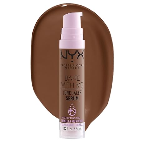 NYX BARE WITH ME CONCEALER SERUM RICH BWMCCS12  0.32 Oz