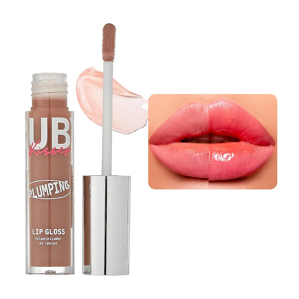 RUBY KISSES PLUMPING MAXIMIZER LIP GLOSS NUDE PL04   0.15 Oz