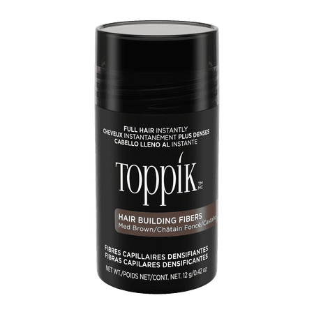 TOPPIK HAIR BUILDING FIBERS MED BROWN/CHATAIN/CASTANO 0.42 Oz