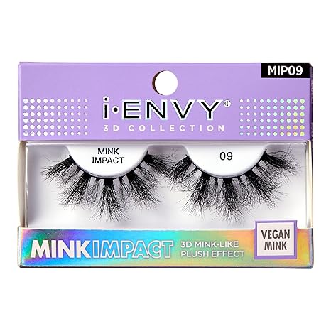 I_IENVY 3D COLLECTION MINKIMPACT 3D MINK_LIKE PLUSH EFFECT  MIP09  0.2 Oz