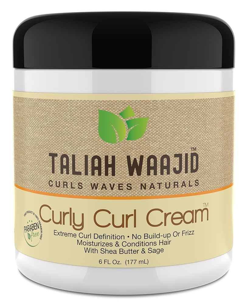 TALIAH WAAJID CURLS WAVES NATURALS curly curl cream  6.0 Oz