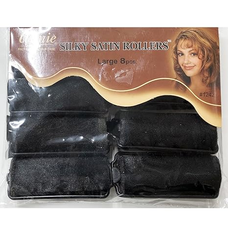 ANNIE FOAM ROLLERS/RULOS 11/4" X_LARGE BLACK  #1064  0.3 Oz