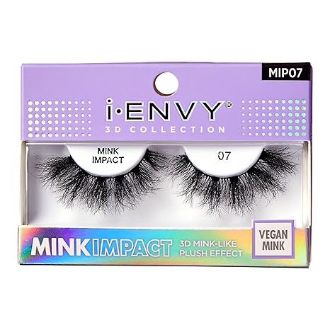 I_IENVY 3D COLLECTION MINKIMPACT 3D MINK_LIKE PLUSH EFFECT  MIP07  0.2 Oz