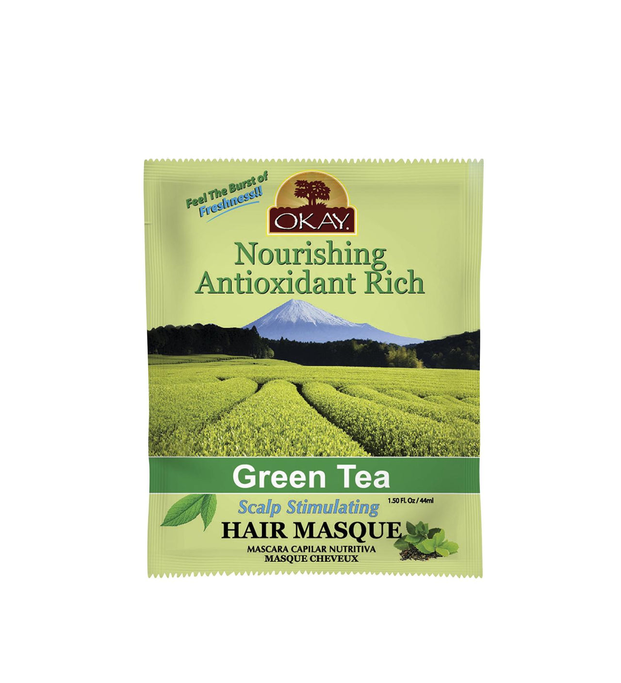 OKAY NOURISHING ANTIOXDANT RICH GREEN TEA HAIR MASQUE   1.50 Oz