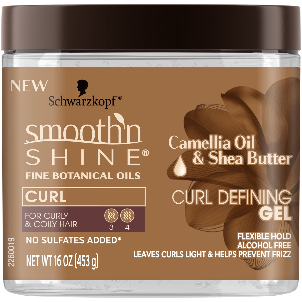 NEW SCHWARZKOPF SMOOTHN SHINE FINE BOTANICAL OILS CURL &COILY HAIR 16.Oz