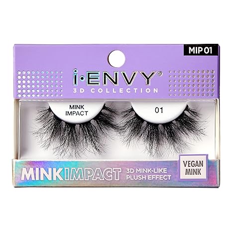 I_IENVY 3D COLLECTION MINKIMPACT 3D MINK_LIKE PLUSH EFFECT  MIP01   0.2 Oz