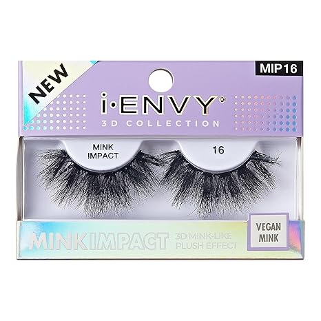 I_IENVY 3D COLLECTION MINKIMPACT 3D MINK_LIKE PLUSH EFFECT  MIP16  0.2 Oz