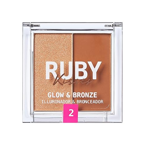 RUBY KISSES GLOW & BRONZE ILLUMINADOR & BRONCEADOR MEDIUM 0.18 Oz