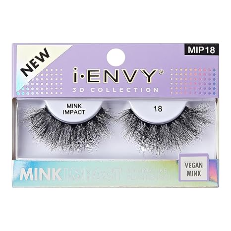 I_IENVY 3D COLLECTION MINKIMPACT 3D MINK_LIKE PLUSH EFFECT  MIP18  0.2 Oz