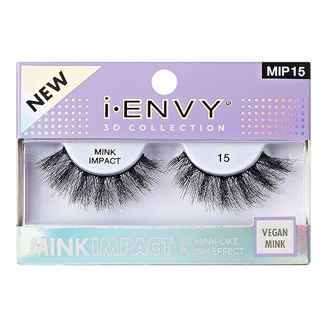I_IENVY 3D COLLECTION MINKIMPACT 3D MINK_LIKE PLUSH EFFECT  MIP15  0.2 Oz