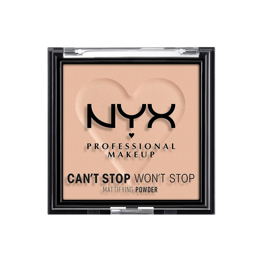 NYX  MAKEUP CAN`T STOP WON`T STOP MATTIFYING  POWDER MEDIUM  0.21 Oz