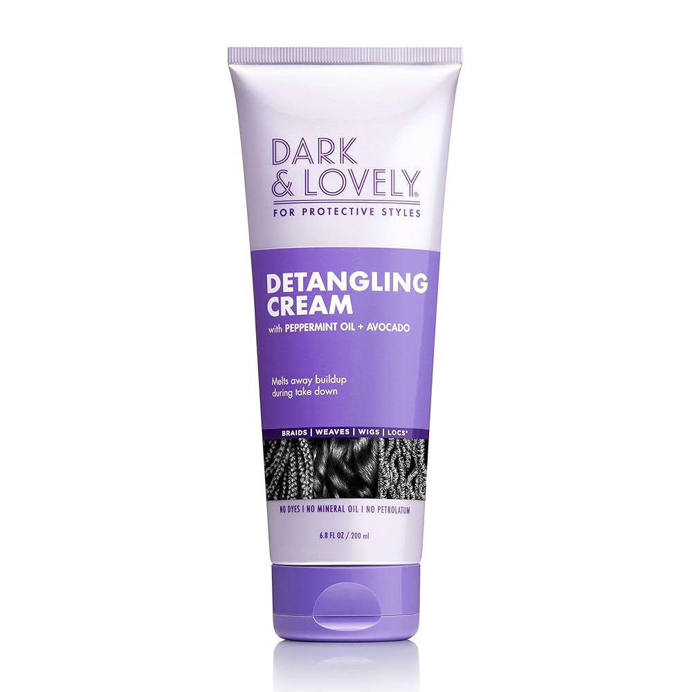 Dark &lovely for protective styles detangling cream