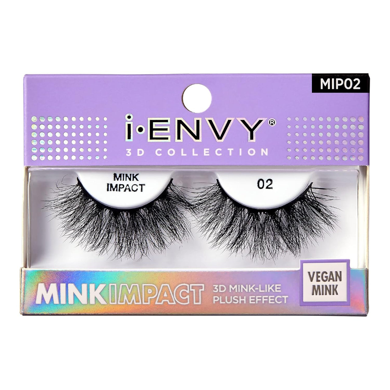 I_IENVY 3D COLLECTION MINKIMPACT 3D MINK_LIKE PLUSH EFFECT  MIP02   0.2 Oz
