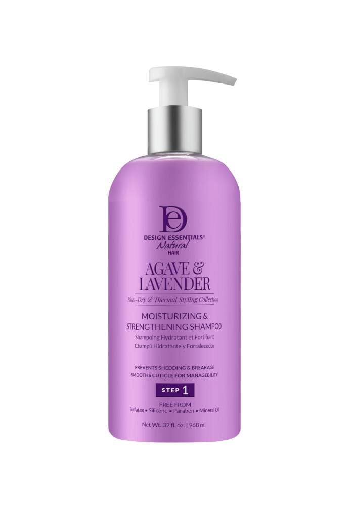 DESIGN ESSENTILALS moisturizing hair bath shampoing hydratant 32OZ