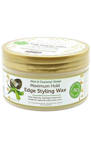 AFRICAN PRIDE moisture miracle maximum hold edge styling wax 6OZ