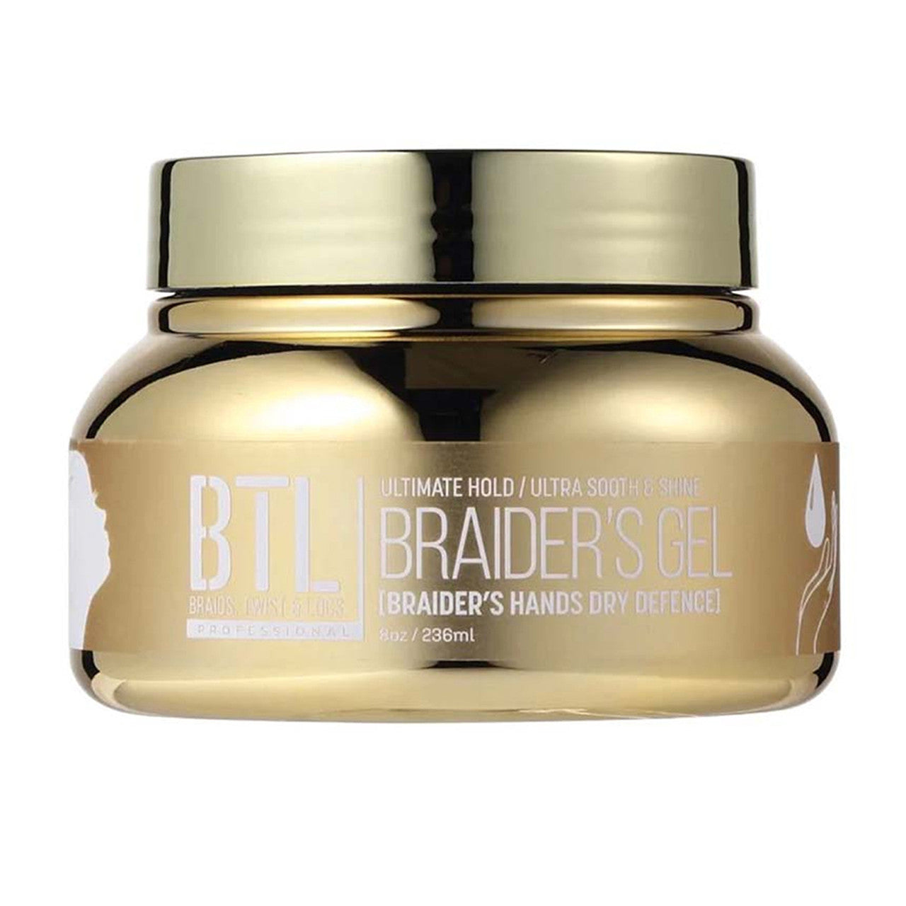 BTL BRAIDER`S GEL BRAIDER`S HANDS DRY DEFENSE  16.Oz