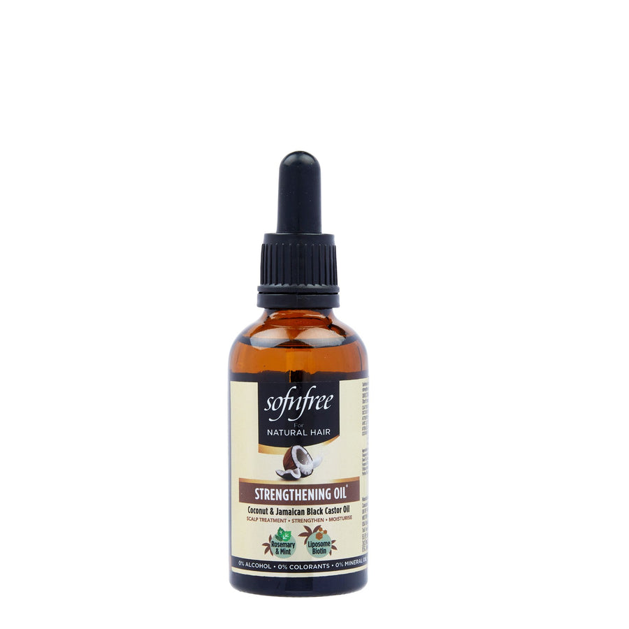 SOFNFREE NATURAL HAIR STRENGTHENING OIL COCOUNT&JAMAICAN 1.69 Oz