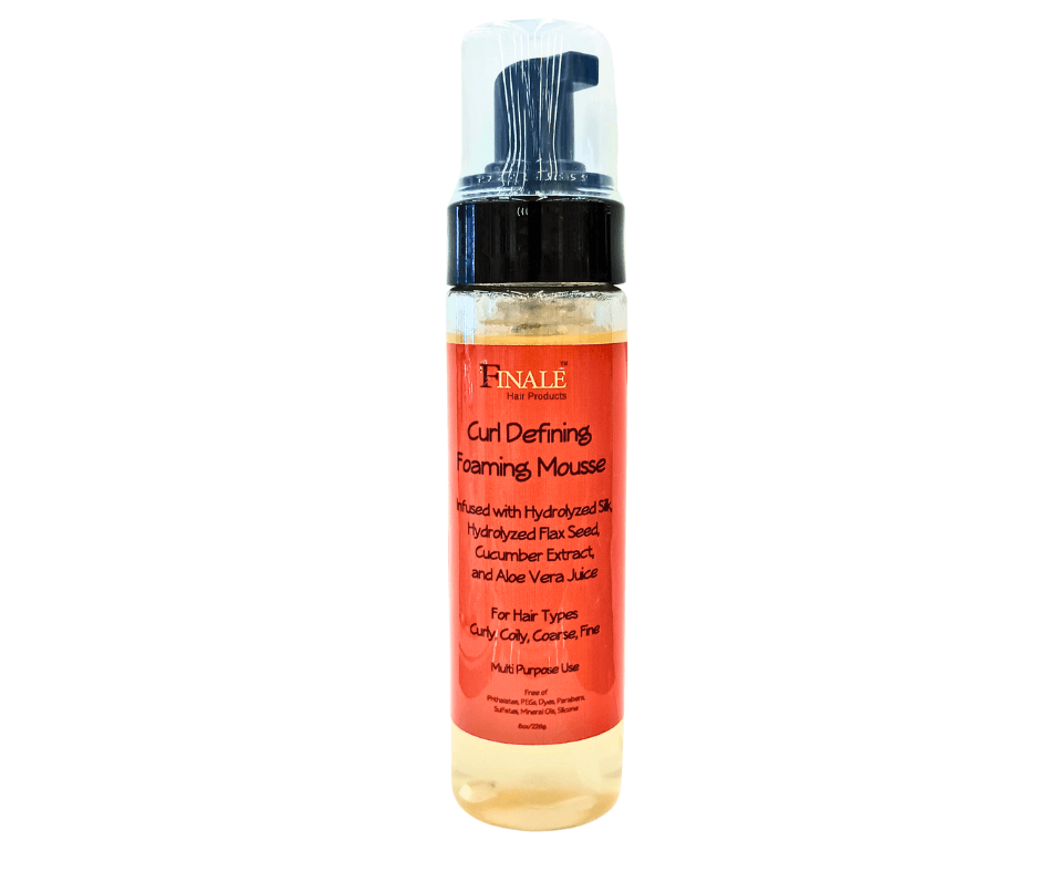 FINALE hair products curl defining fooaming mousse