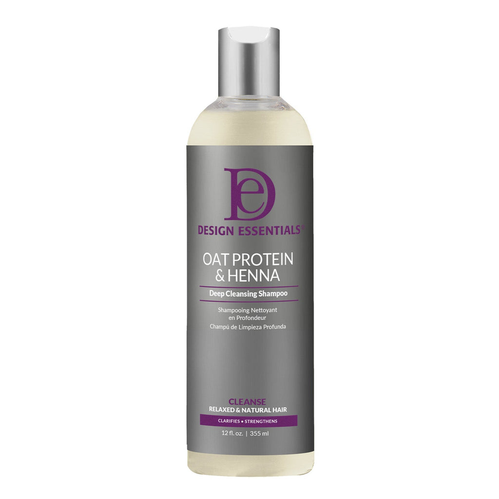 DESIGN ESSENTIALS OAT PROTEIN & SHNNA deep cleansing shampoo