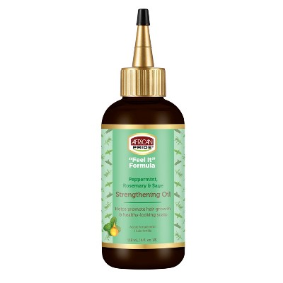 African pride "feel it" formula Peppermint rosmary&sage strenghening oil 4.Oz
